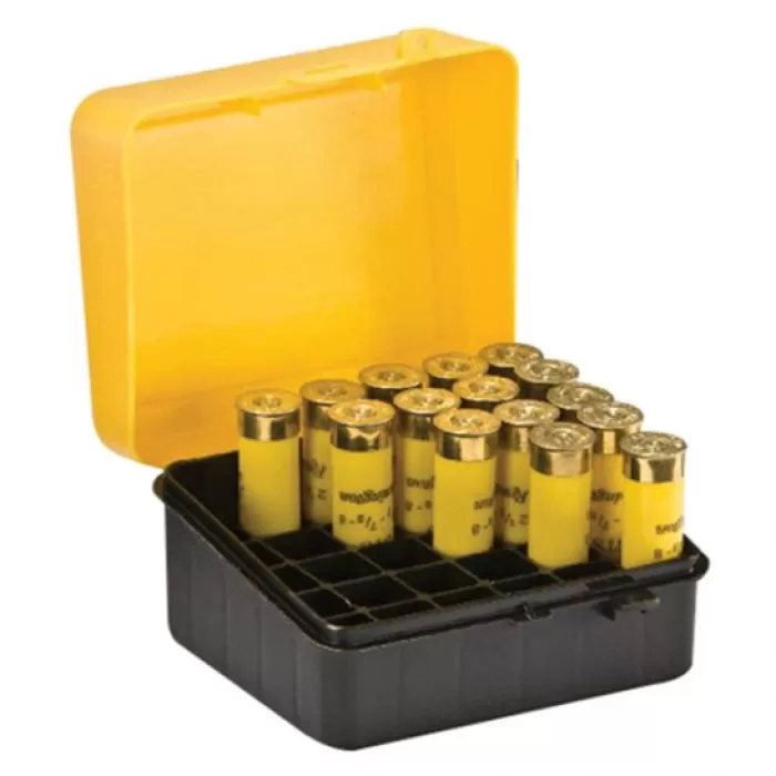 PLANO Yellow 20 Gauge 25rd Shot Shell Box (1220-01) PLANO Yellow 20 Gauge 25rd Shot Shell Box (1220-01)