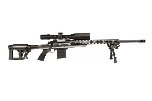 Howa APC M1500 w/Scope USA Flag Gray Cerakote Bolt Action Rifle - 6.5 Creedmoor - 24in