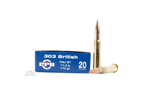 Prvi Partizan 303 British Fmj 174 Grain Weight 20/500 PP3.91