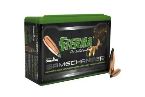 Sierra 4330 Tipped GameKing  6.5 Creedmoor .264 130 gr Boat Tail Hollow Point (BTHP) 100 Per Box