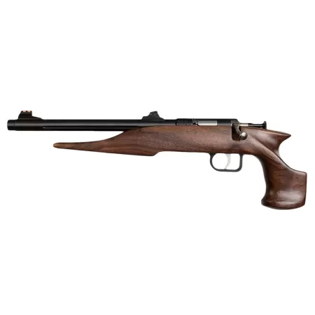 Crickett 41001 Hunter Adult 22 Mag 1rd 9" Threaded Blued Steel Single Shot Barrel, Walnut Stock