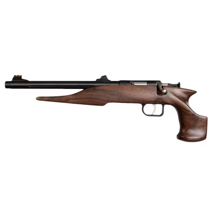 Crickett 41001 Hunter Adult 22 Mag 1rd 9" Threaded Blued Steel Single Shot Barrel, Walnut Stock