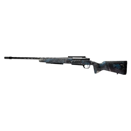 Horizon Firearms HRF-VP2-7PRC-22R Vandal Prime 2 7mm PRC 22" Black Chrome Chevron Fluted Threaded Barrel, Black Chrome Steel Receiver w/Picatinny Rail, Arca Rail Forend, Cobalt Basin Iota BKH Carbon F