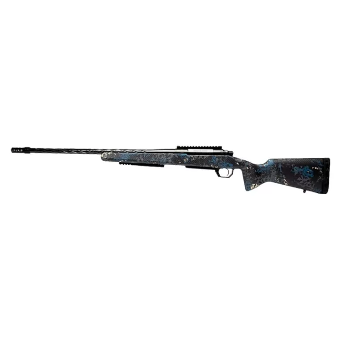 Horizon Firearms HRF-VP2-7PRC-22R Vandal Prime 2 7mm PRC 22" Black Chrome Chevron Fluted Threaded Barrel, Black Chrome Steel Receiver w/Picatinny Rail, Arca Rail Forend, Cobalt Basin Iota BKH Carbon F