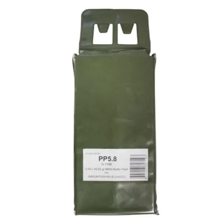 Prvi Partizan 5.56 NATO Ammunition, 200 Rounds, FMJ, 62 Grain