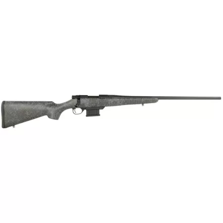 Howa HCE308GW 1500 Carbon Elevate 308 Win 5+1 24" Wrapped Carbon Fiber Threaded Barrel, Blued Drilled & Tapped Steel Receiver, Fixed Stocky's Black w/Gray Webbing Carbon Fiber Stock, Right Hand