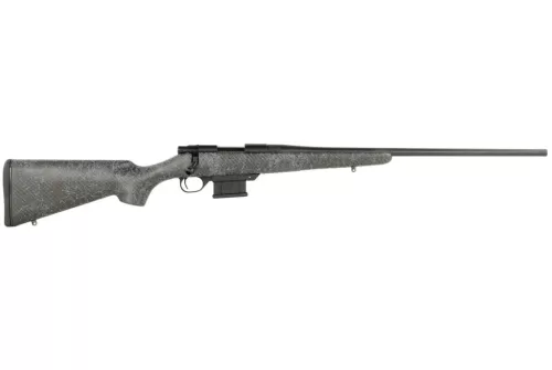 Howa HCE308GW 1500 Carbon Elevate 308 Win 5+1 24" Wrapped Carbon Fiber Threaded Barrel, Blued Drilled & Tapped Steel Receiver, Fixed Stocky's Black w/Gray Webbing Carbon Fiber Stock, Right Hand