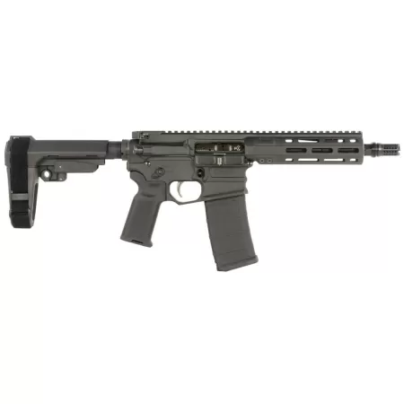 Cobalt Kinetics CKPROLITE30075BLK Pro Lite  300 Blackout 30+1 7.50" Black Melonite Barrel, Black Aluminum Receiver w/Picatinny Rail, Black Polymer SB Tactical SBA3 Brace, Black Polymer Grip