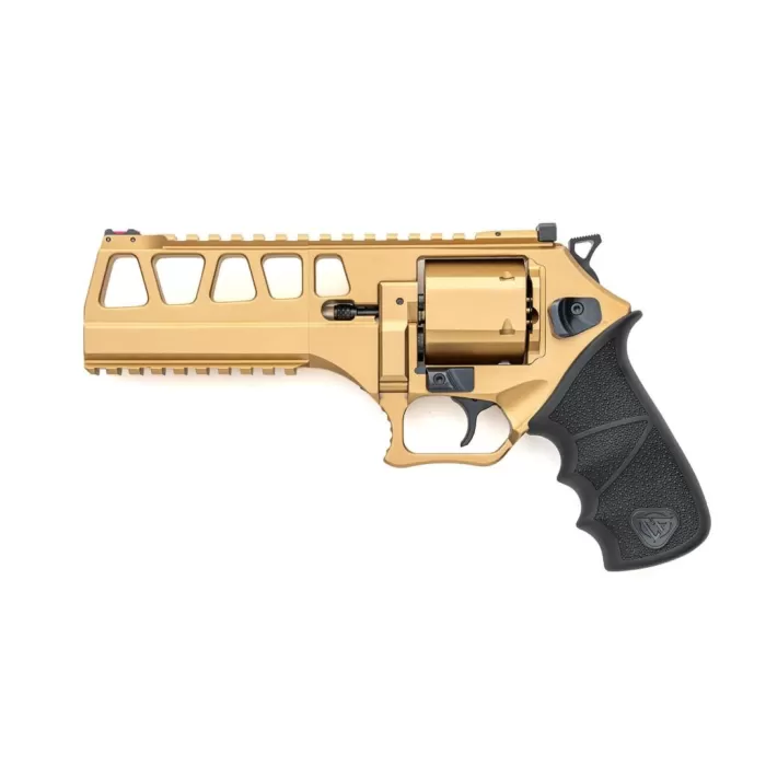 Chiappa Rhino L Frame 60DS 44 Magnum DA/SA Revolver with Gold Finish
