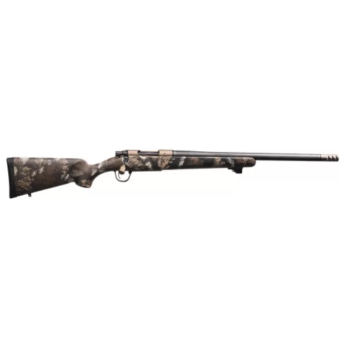 Christensen Arms 8010659100 Ridgeline FFT Sports South Exclusive 22 Creedmoor 4+1 20" Carbon Fiber Threaded Barrel, Burnt Bronze Cerakote Steel Drilled & Tapped Receiver, Fixed Carbon Fiber Stock