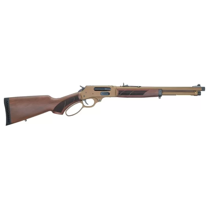 Henry H10 Explorer 45-70 Government Lever-Action Carbine with Burnt Bronze Cerakote Finish and Threaded Barrel