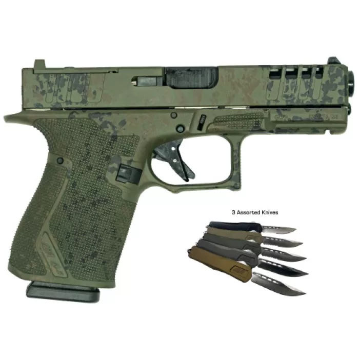 Great Lakes GL19 LGreen-bundle Striker 9mm 4" Lichen-Green