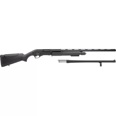 Rock Island Combo Field/security 12 Gauge 28" Pump Action Shotgun, Black - PA12C1828B