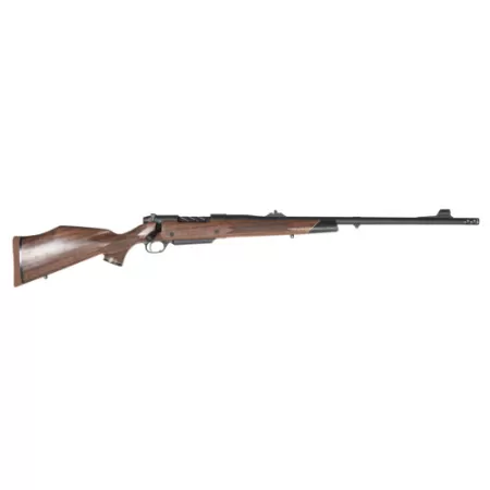 Weatherby MFT01N300WR6B Mark V Frontier Full Size 300 WBY Mag 3+1 24" + 2" Graphite Black Cerakote Threaded Barrel, Graphite Black Cerakote Steel Drilled & Tapped Receiver, Oiled Walnut Monte Carlo St