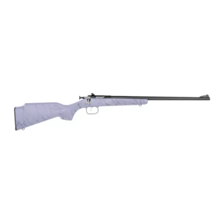 Crickett KSA2345 My First Rifle Gen2 22 LR 1rd 16.10" Blued Single Shot Barrel, Blued Drilled & Tapped Receiver, Purple w/Black Webbing Fixed Synthetic Stock