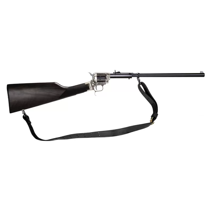 Heritage Rough Rider Rancher Carbine Nickel / Black .22 LR 16.125 Heritage Rough Rider Rancher Carbine Nickel / Black .22 LR 16.125
