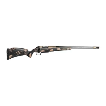 Fierce Firearms RIVSCX22CM18BDS Carbon Rival XP 2.0 22 Creedmoor 18" Smoked Bronze Cerakote Spiral Fluted Stainless Steel Barrel & Drilled & Tapped Receiver, Desert Shadow Camo Adj Comb Carbon Fiber S