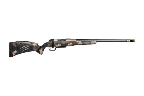 Fierce Firearms RIVSCX65PRC22BDS Carbon Rival XP 2.0 6.5 PRC 22" Smoked Bronze Cerakote Spiral Fluted Stainless Steel Barrel & Drilled & Tapped Receiver, Desert Shadow Camo Adj Comb Carbon Fiber Stock