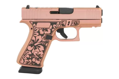 Glock G43X 9mm, 3.41" GMB Barrel, Optic Ready, 15 rnd - Pink [MPN:UX4350204R15NORHCHIM]