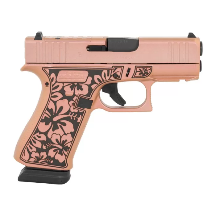 Glock G43X 9mm, 3.41" GMB Barrel, Optic Ready, 15 rnd - Pink [MPN:UX4350204R15NORHCHIM]