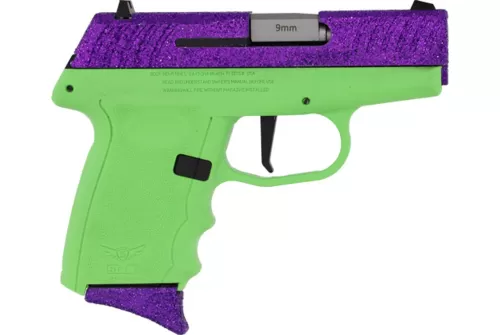SCCY DVG1-GLITTER PISTOL 9MM 10RD DRAGONFLY PURPLE SLIDE