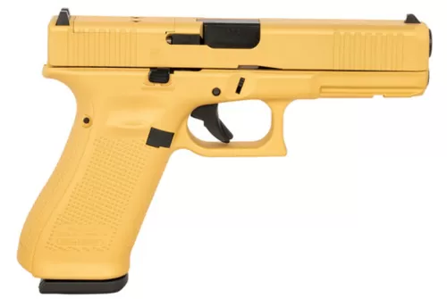 Glock G17 Gen 5 9mm Gold Cerakote MOS Semi-Automatic Pistol