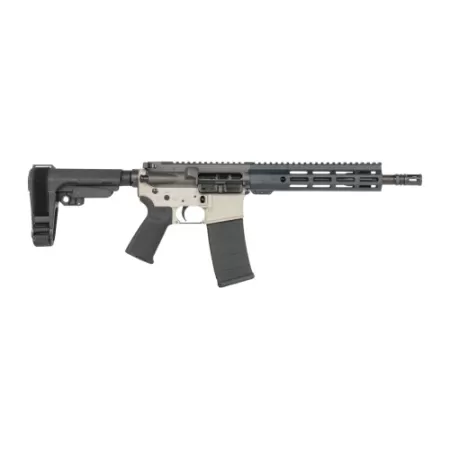 Shark Coast Tactical SCC07213MAX-P Maxim  5.56 NATO 30+1 10.50" Black Nitride Threaded Barrel, Aluminum Receiver w/Picatinny Rail, M-LOK Handguard, Polymer SB Tactical SBA3 Brace, Polymer Grip