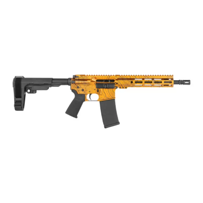 Shark Coast Tactical SCC07329TOPOR-P Topography 5.56 NATO 30+1 10.50" Black Nitride Threaded Barrel, Aluminum Receiver w/Picatinny Rail, M-LOK Handguard, Polymer SB Tactical SBA3 Brace, Polymer Grip Shark Coast Tactical SCC07329TOPOR-P Topography 5.56 NATO 30+1 10.50" Black Nitride Threaded Barrel, Aluminum Receiver w/Picatinny Rail, M-LOK Handguard, Polymer SB Tactical SBA3 Brace, Polymer Grip