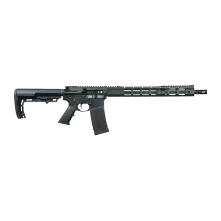Black Rain Ordnance BRO-26052801 Spec15 5.56 NATO 30+1 16" Black Nitride Barrel, Matte Black Cerakote Aluminum Receiver w/Picatinny Rail, M-LOK Handguard, MFT Minimalist Black Polymer Stock, Black G.I