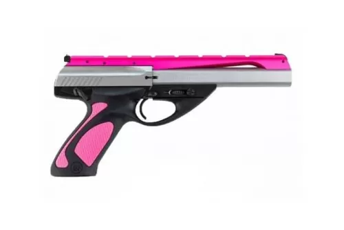 Beretta U22 Neos 22Lr Inox W/ Pink Rails & Grips SPEC0595A -