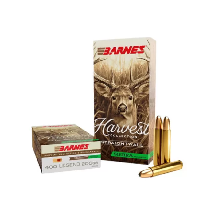 Barnes Bullets 32478  Harvest 400Legend 200gr Sierra Pro-Hunter 20 Per Box/10 Case