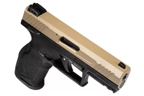 Taurus TX22 .22LR 4" 16rd Pistol, FDE / Black - 1-TX22141-FDE