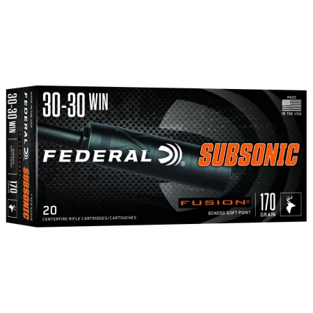 Federal F3030FS2SUB   30-30Win 170gr Fusion Soft Point 20 Per Box/10 Case