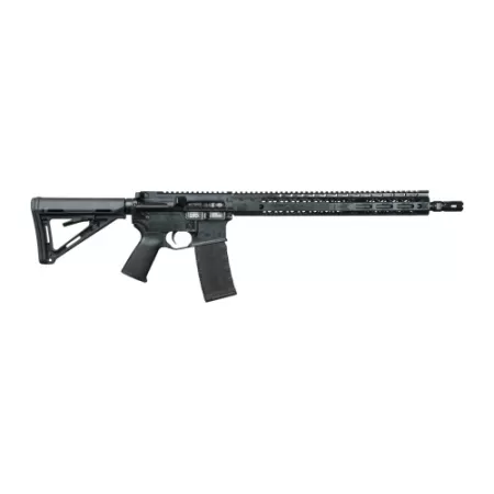 Black Rain Ordnance BRO-AMFLAG-BLKOUT-250 Spec15 250th Anniversary 5.56 NATO 30+1 16" 250th Anniversary Engraving Aluminum Receiver w/Picatinny Rail, Magpul MOE SL Black Polymer Stock. Black Magpul Gr