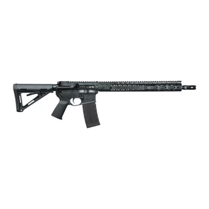 Black Rain Ordnance BRO-AMFLAG-BLKOUT-250 Spec15 250th Anniversary 5.56 NATO 30+1 16" 250th Anniversary Engraving Aluminum Receiver w/Picatinny Rail, Magpul MOE SL Black Polymer Stock. Black Magpul Gr
