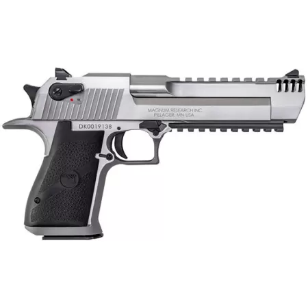MAGNUM RESEARCH DESERT EAGLE .357 MAG 6" 9RD STAINLESS STEEL BLACK W/ INT MUZZLE BRAKE