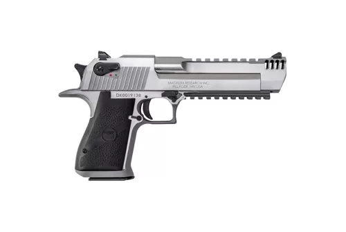 MAGNUM RESEARCH DESERT EAGLE .357 MAG 6" 9RD STAINLESS STEEL BLACK W/ INT MUZZLE BRAKE