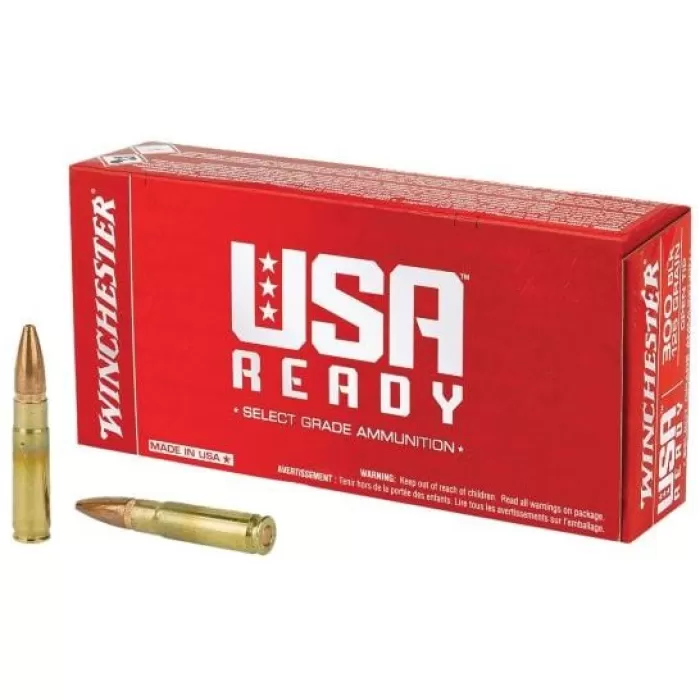 Winchester 6.8mm Rem SPC 115 Gr FMJ (100 Rounds)