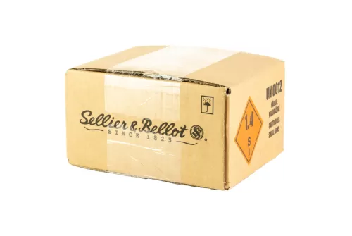 Sellier & Bellot 9mm 115 gr FMJ 50rds Handgun Ammo for Reliable and Accurate Performance - SB9A