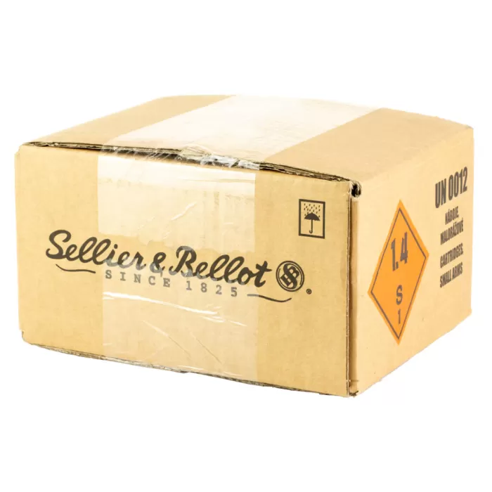 Sellier & Bellot 9mm 115 gr FMJ 50rds Handgun Ammo for Reliable and Accurate Performance - SB9A