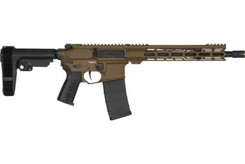 CMMG Banshee Mk4 5.56 12.5in 30rd Midnight Bronze Pistol w/ Ripbrace (55AC20A-MB)
