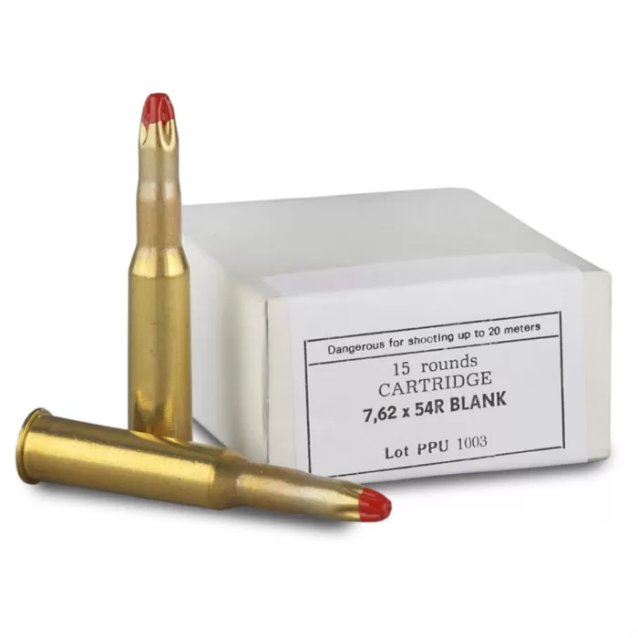PPU 7.62x54R BLANK EXT CS 15 PPB754 PPU 7.62x54R BLANK EXT CS 15 PPB754