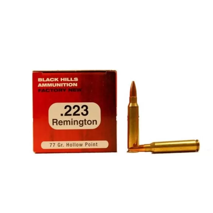 Black Hills 223 Remington 77gr Sierra Match King Hollow Point Ammunition 50rds- M223N9