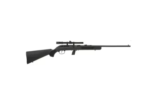 Savage Arms 40000 64 Fxp 22 LR Caliber With 10+1 Capacity, 21" Barrel, Matte Blued Metal Finish, Matte Black Synthetic Stock & NO Accutrigger Right Hand (Full Size) Includes 4X15mm Scope