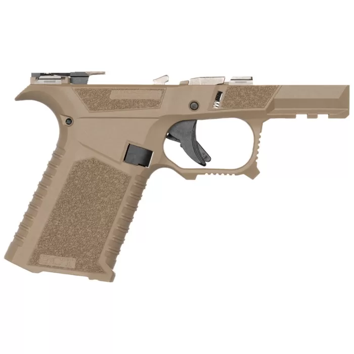 Sct Manufacturing 0226020000IA Sub Compact  Compatible w/ Glock 43X/48 Flat Dark Earth Polymer Frame Aggressive Texture Grip UPC: 850055982246