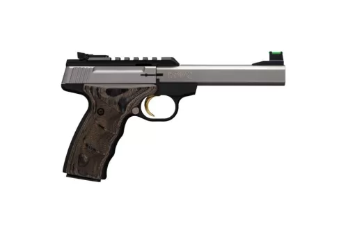 Browning Buck Mark Plus UDX 22 LR 10 Round Pistol, Stainless Steel - 051531490