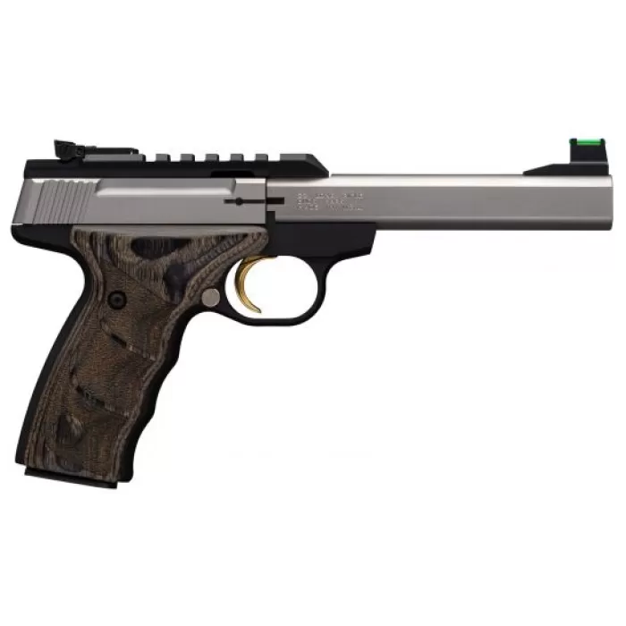 Browning Buck Mark Plus UDX 22 LR 10 Round Pistol, Stainless Steel - 051531490 Browning Buck Mark Plus UDX 22 LR 10 Round Pistol, Stainless Steel - 051531490