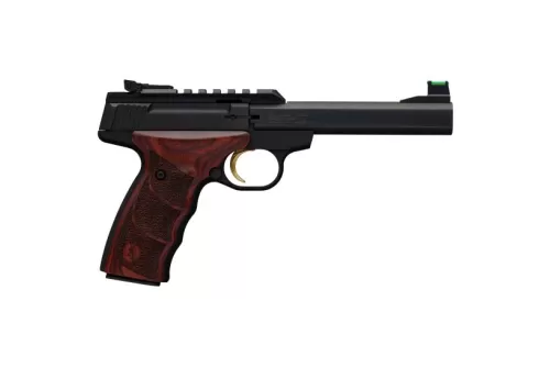 Browning Buck Mark Plus Rosewood UDX 22 LR Pistol 10 Round, Matte Blue - 051533490