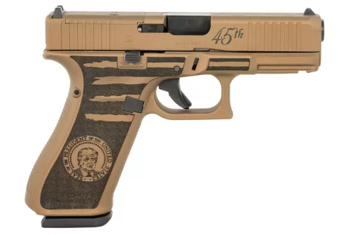 Glock PA455S204PRESBB G45 Gen5 Compact Frame 9mm Luger 17+1 4.02" Black GMB Barrel MOS Cut/Serrated Steel Slide Polymer Frame w/Picatinny Rail, Forced Reset Trigger, Ambidextrous UPC: 810100237097