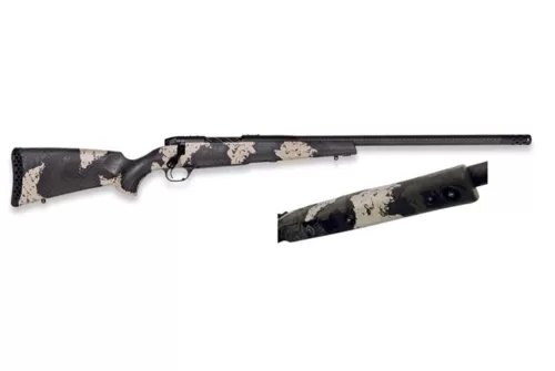 Weatherby Mark V Backcountry Guide Green / Tan 7mm PRC 22